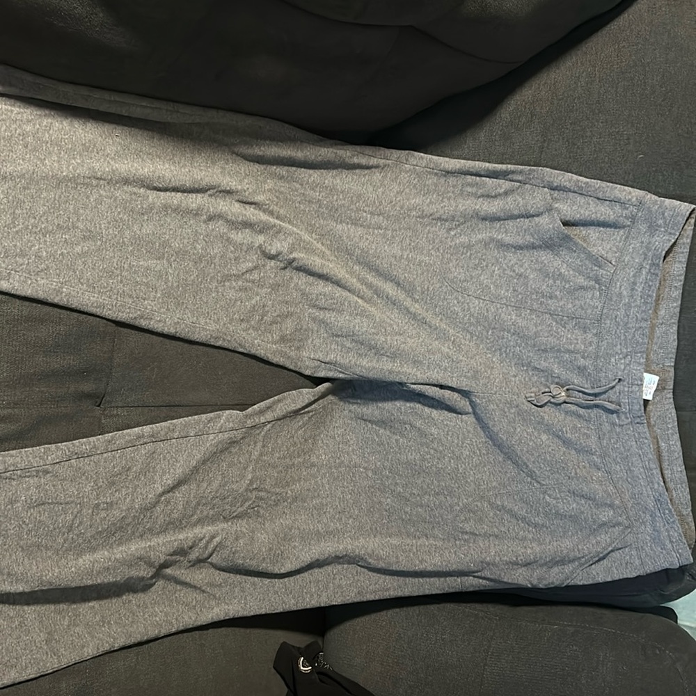 Light grey Athletic Works XL (16-18) drawstring pants, lightweight